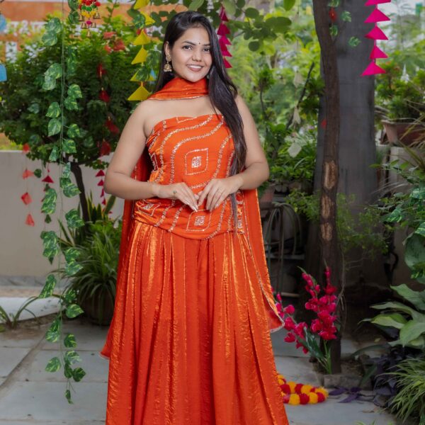 ✨ 𝐓𝐞𝐞𝐣 𝐋𝐮𝐱𝐞 – 𝐎𝐫𝐚𝐧𝐠𝐞 𝐇𝐚𝐧𝐝-𝐁𝐞𝐚𝐝𝐞𝐝 𝐅𝐥𝐚𝐫𝐞𝐝 𝐂𝐨-𝐎𝐫𝐝 𝐒𝐞𝐭 ✨