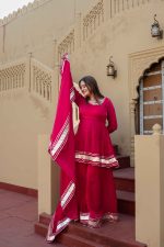 ✨ 𝐓𝐞𝐞𝐣 𝐋𝐮𝐱𝐞 – 𝐑𝐨𝐲𝐚𝐥 𝐏𝐢𝐧𝐤 𝐏𝐞𝐩𝐥𝐮𝐦 𝐓𝐨𝐩 𝐆𝐡𝐚𝐫𝐚𝐫𝐚 𝐒𝐞𝐭 ✨ - Image 3