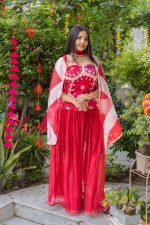 𝐓𝐞𝐞𝐣 𝐑𝐚𝐧𝐠 – 𝐑𝐞𝐝 𝐏𝐞𝐩𝐥𝐮𝐦 𝐓𝐞𝐛𝐛𝐲 𝐓𝐨𝐩 & 𝐏𝐥𝐚𝐳𝐨 𝐒𝐞𝐭 𝐰𝐢𝐭𝐡 𝐎𝐦𝐛𝐫𝐞 𝐃𝐮𝐩𝐚𝐭𝐭𝐚 ✨