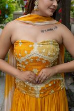 ✨ 𝐓𝐞𝐞𝐣 𝐑𝐚𝐧𝐠 – 𝐌𝐚𝐫𝐢𝐠𝐨𝐥𝐝 𝐏𝐫𝐢𝐧𝐭𝐞𝐝 𝐁𝐮𝐬𝐭𝐢𝐞𝐫 𝐏𝐞𝐩𝐥𝐮𝐦 𝐒𝐡𝐚𝐫𝐚𝐫𝐚 𝐒𝐞𝐭 ✨ - Image 4