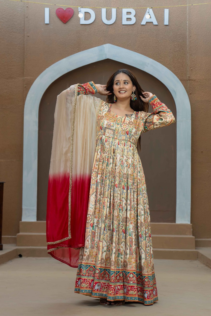 WhatsApp Image 2025-10-14 at 12.52.10 PM ✨ 𝐓𝐞𝐞𝐣 𝐋𝐮𝐱𝐞 – 𝐑𝐨𝐲𝐚𝐥 𝐇𝐞𝐫𝐢𝐭𝐚𝐠𝐞 𝐏𝐫𝐢𝐧𝐭𝐞𝐝 𝐀𝐧𝐚𝐫𝐤𝐚𝐥𝐢 𝐰𝐢𝐭𝐡 𝐎𝐦𝐛𝐫𝐞 𝐃𝐮𝐩𝐚𝐭𝐭𝐚 ✨ - Image 1