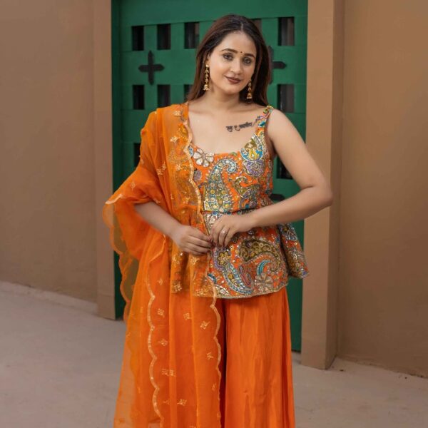 ✨ 𝐓𝐞𝐞𝐣 𝐋𝐮𝐱𝐞 – 𝐎𝐫𝐚𝐧𝐠𝐞 𝐁𝐨𝐡𝐨 𝐏𝐞𝐩𝐥𝐮𝐦 𝐒𝐡𝐚𝐫𝐚𝐫𝐚 𝐒𝐞𝐭 ✨