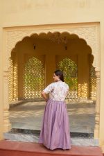 ✨ 𝐓𝐞𝐞𝐣 𝐋𝐮𝐱𝐞 – 𝐋𝐢𝐥𝐚𝐜 𝐅𝐥𝐨𝐰𝐲 𝐌𝐚𝐱𝐢 𝐆𝐨𝐰𝐧 𝐰𝐢𝐭𝐡 𝐄𝐦𝐛𝐫𝐨𝐢𝐝𝐞𝐫𝐞𝐝 𝐉𝐚𝐜𝐤𝐞𝐭 ✨ - Image 6