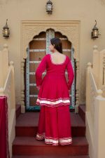 ✨ 𝐓𝐞𝐞𝐣 𝐋𝐮𝐱𝐞 – 𝐑𝐨𝐲𝐚𝐥 𝐏𝐢𝐧𝐤 𝐏𝐞𝐩𝐥𝐮𝐦 𝐓𝐨𝐩 𝐆𝐡𝐚𝐫𝐚𝐫𝐚 𝐒𝐞𝐭 ✨ - Image 6